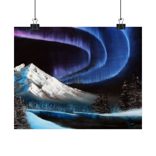 Beneath the Violet Sky - Matte Poster Print