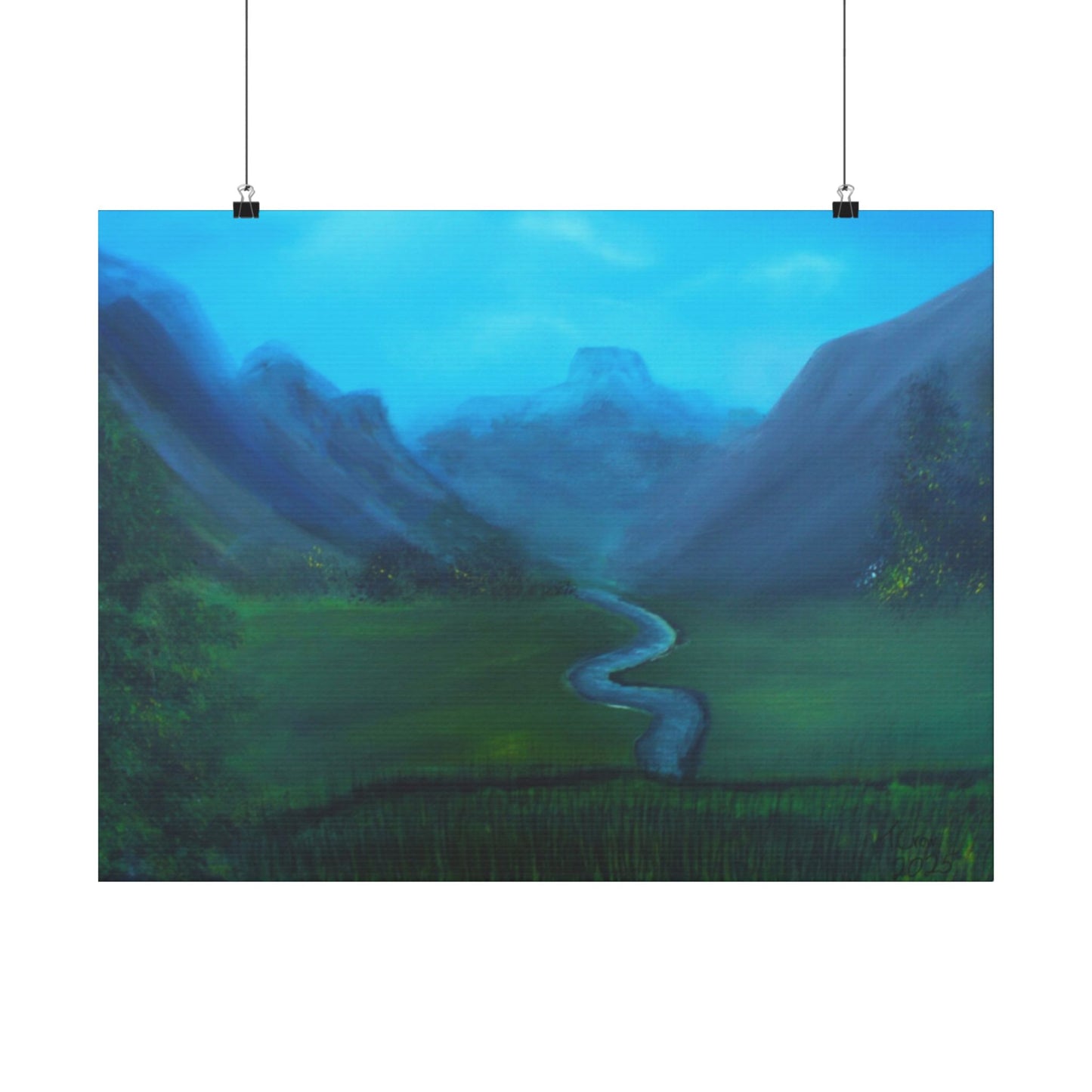 Whispers of the Valley - Matte Poster Print Printify