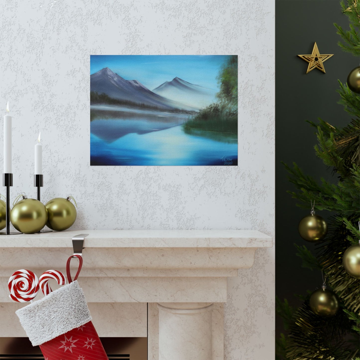 Mirror of the Mountains - Matte Poster Print