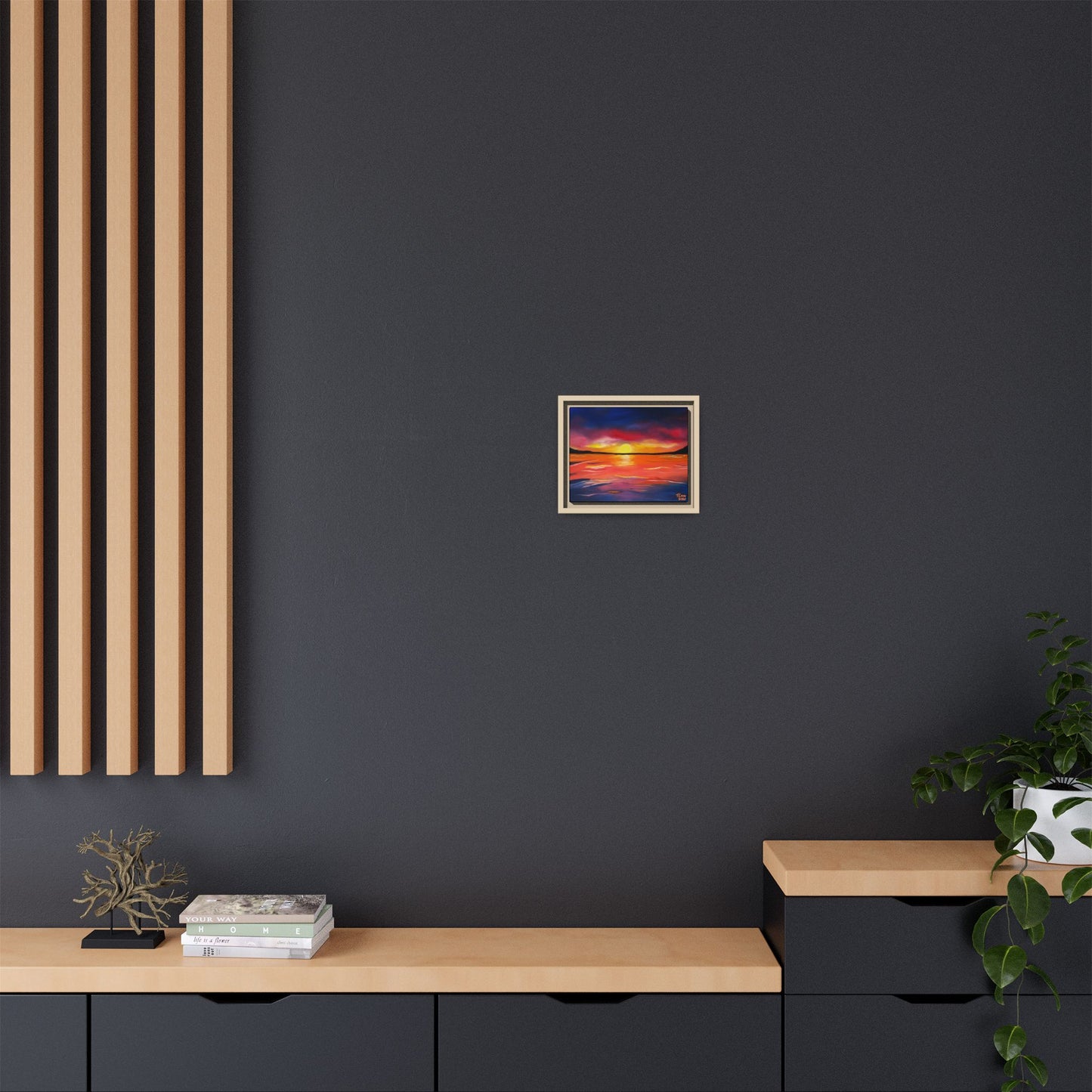 Coastal Dreams - Framed Canvas Print Printify