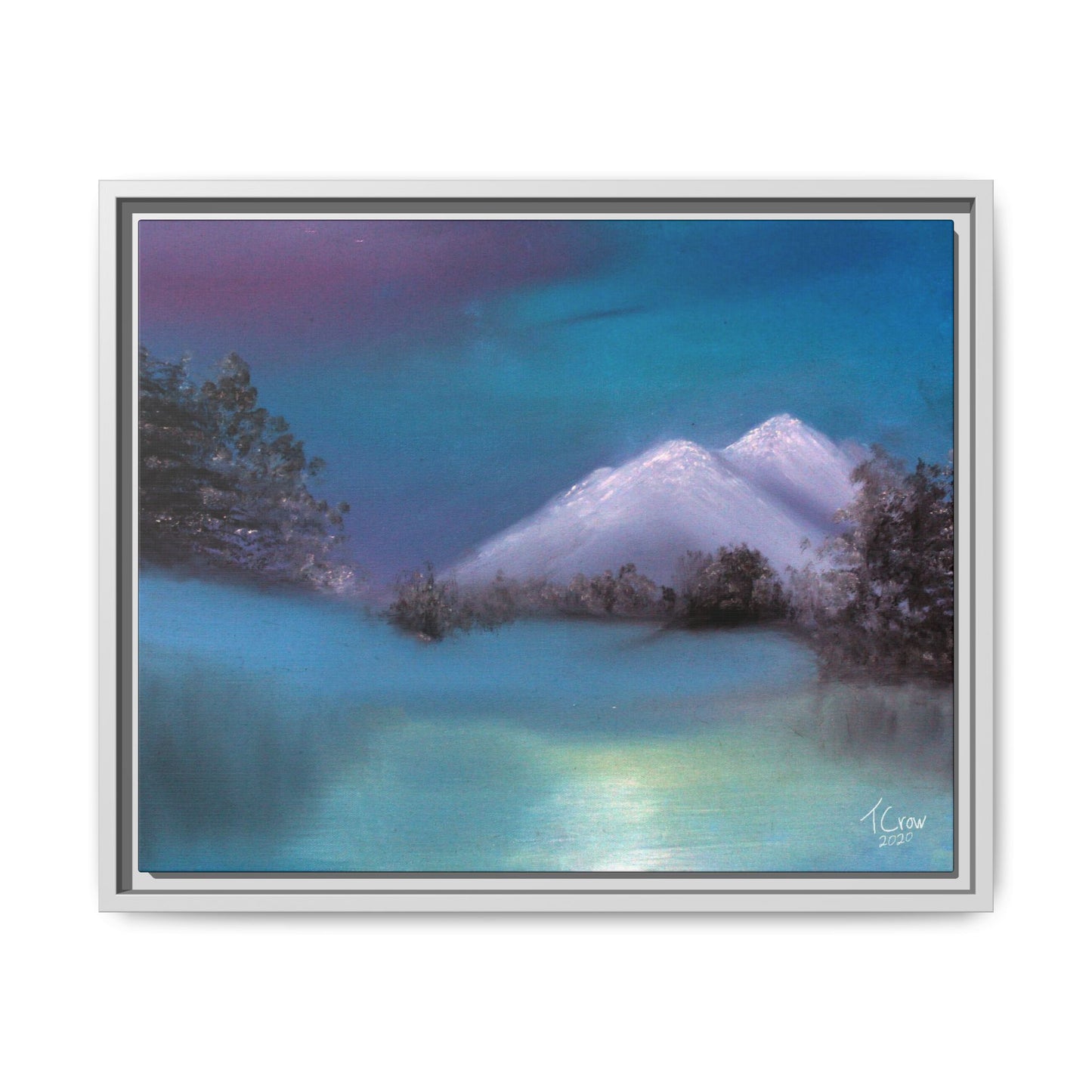 Winter's Light - Framed Canvas Print