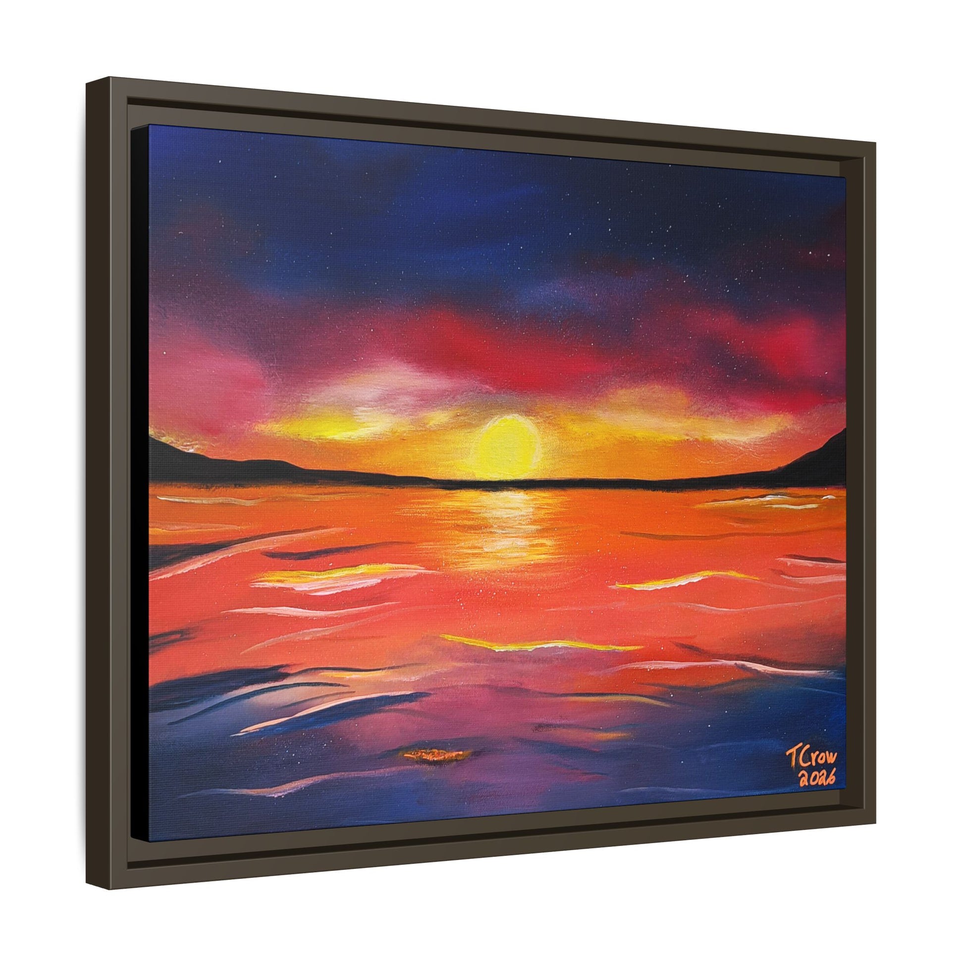 Coastal Dreams - Framed Canvas Print Printify