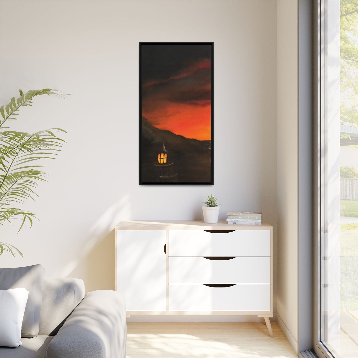 Pirate Ship Panel 1 - Framed Canvas Print Printify