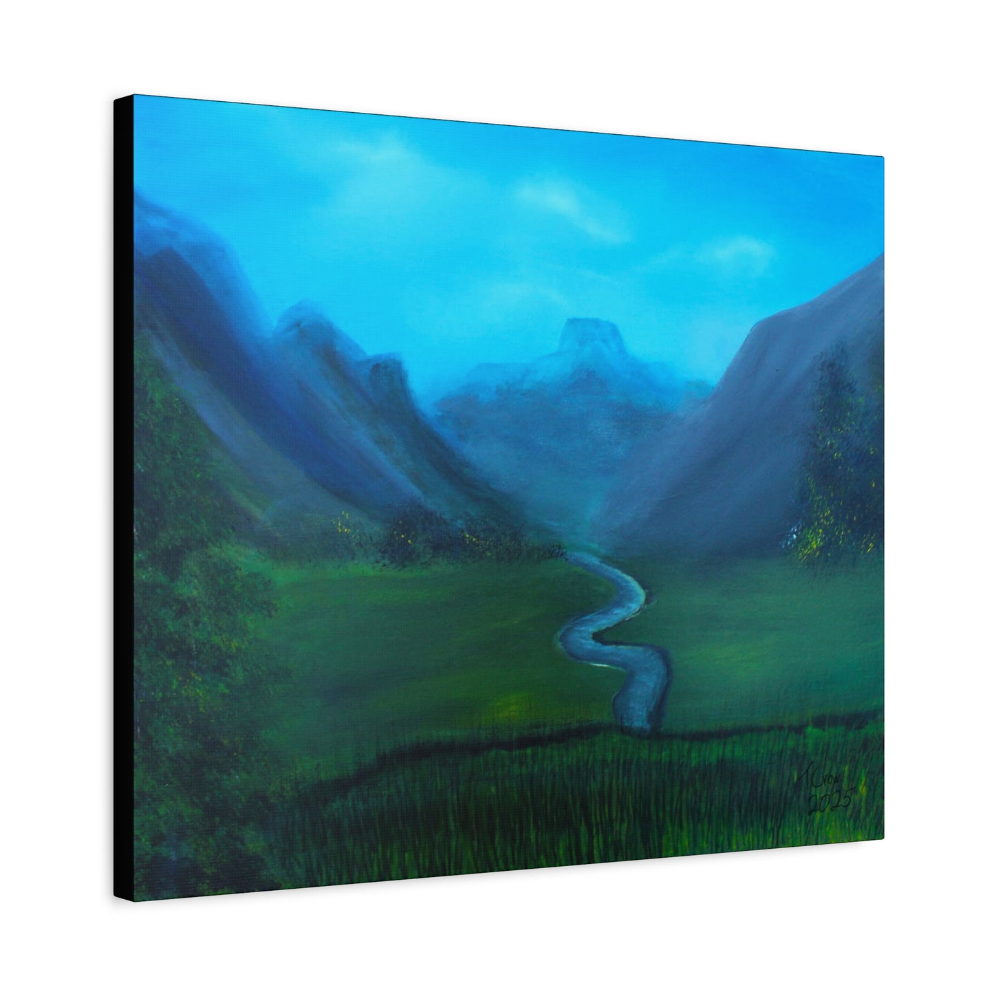 Whispers of the Valley - Serene Landscape Print