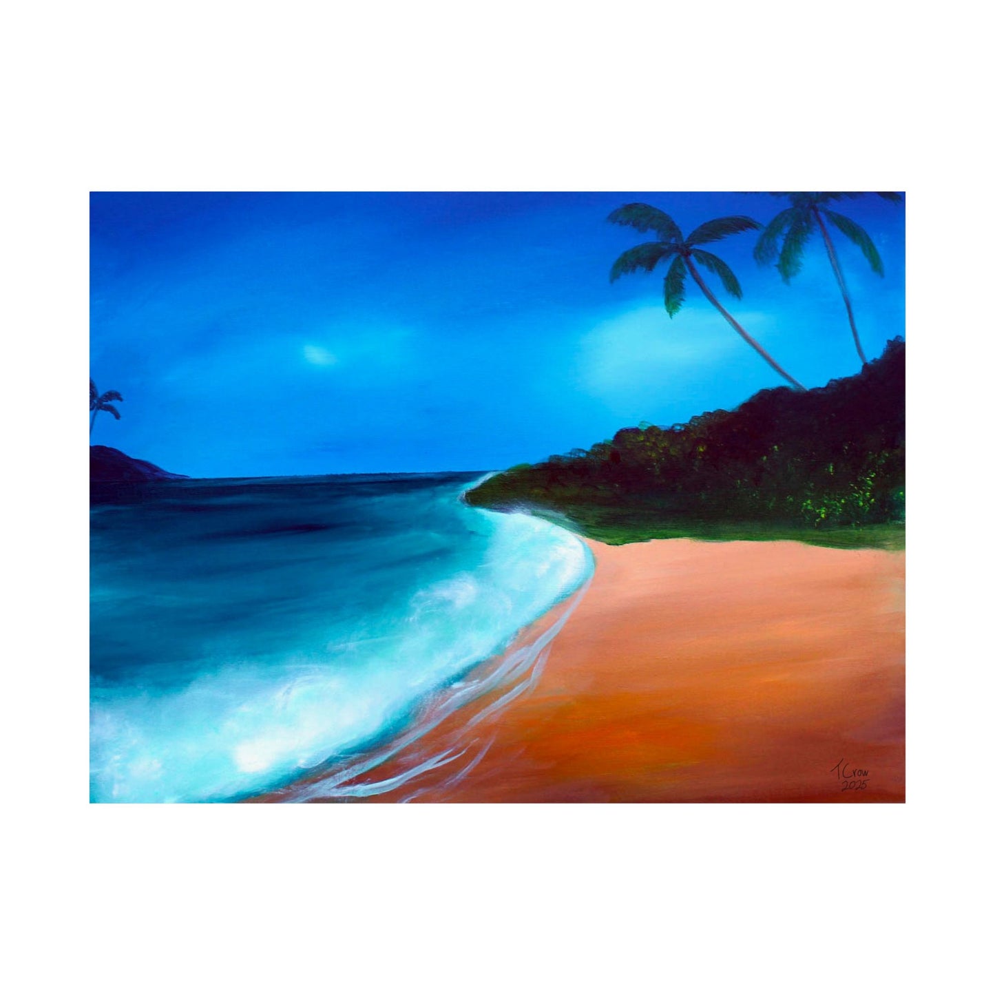 Sunlit Tide - Matte Poster Print