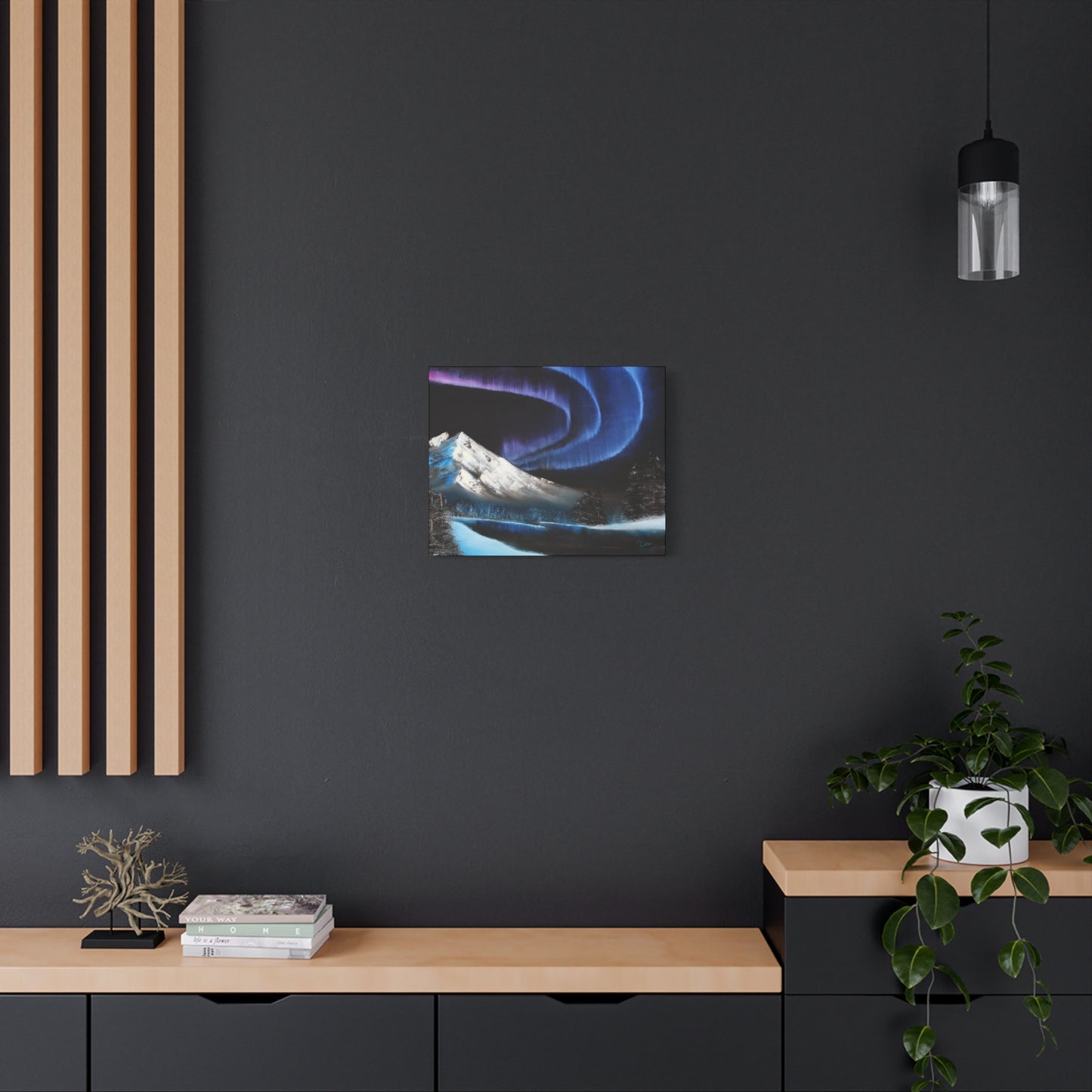 Beneath the Violet Sky - Canvas Print