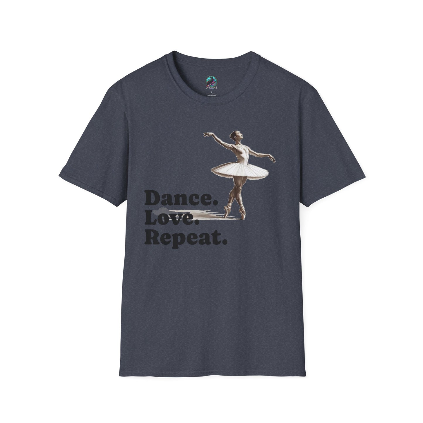 Dance. Love. Repeat. Ballerina Tee
