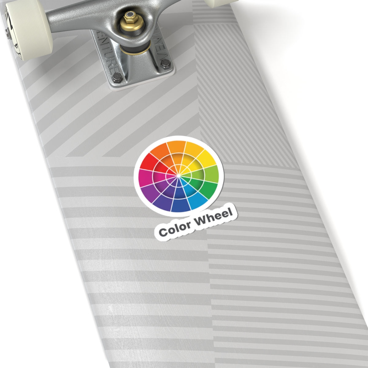 Color Wheel Sticker - Rainbow Palette Design for Laptops, Planners & Art Supplies Printify