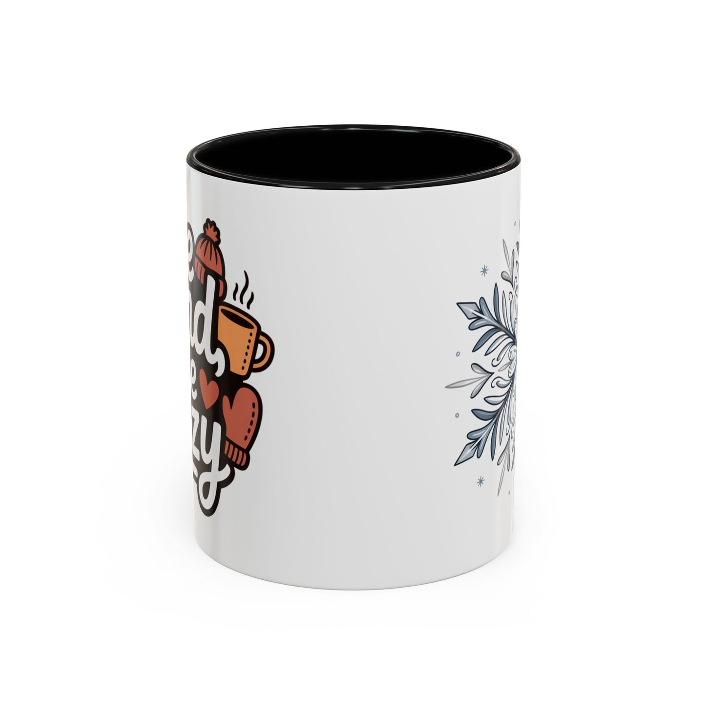 Cozy Winter Accent Coffee Mug - Perfect Gift for Hot Beverage Lovers, Seasonal Decor, Snowflake Design, Winter Mug, Holiday Cheer