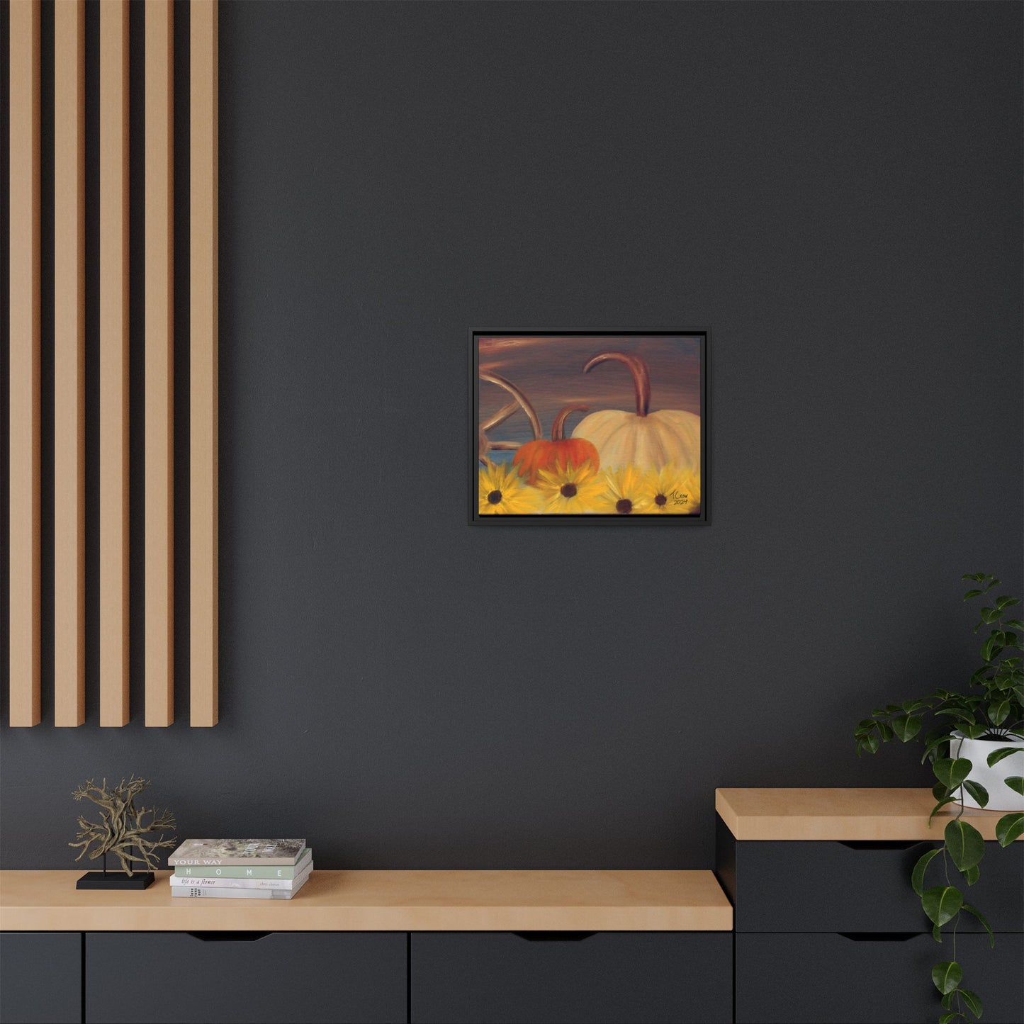 Golden Harvest - Framed Canvas Print