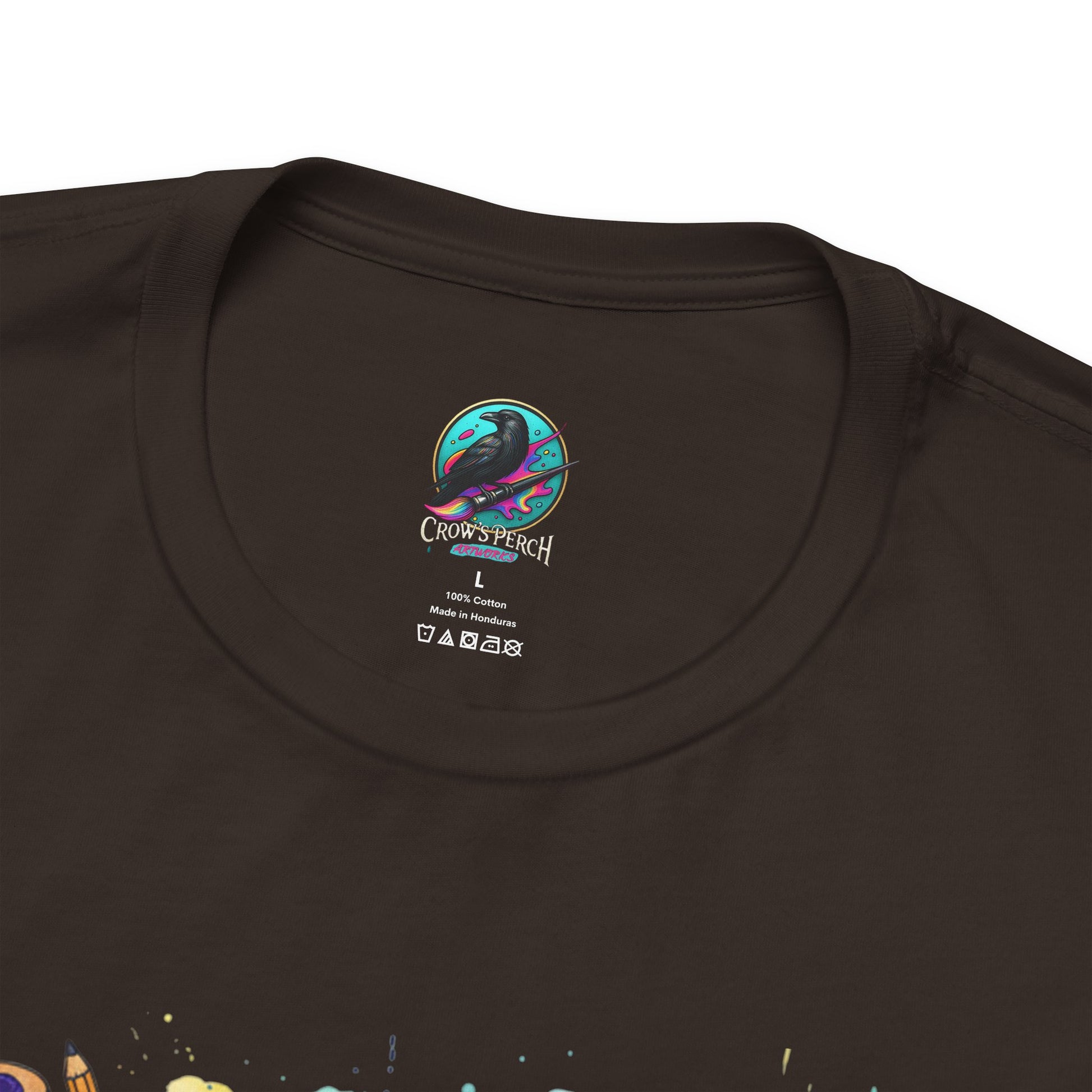 Professional Overthinker T-Shirt - Colorful Watercolor Graphic Tee Printify