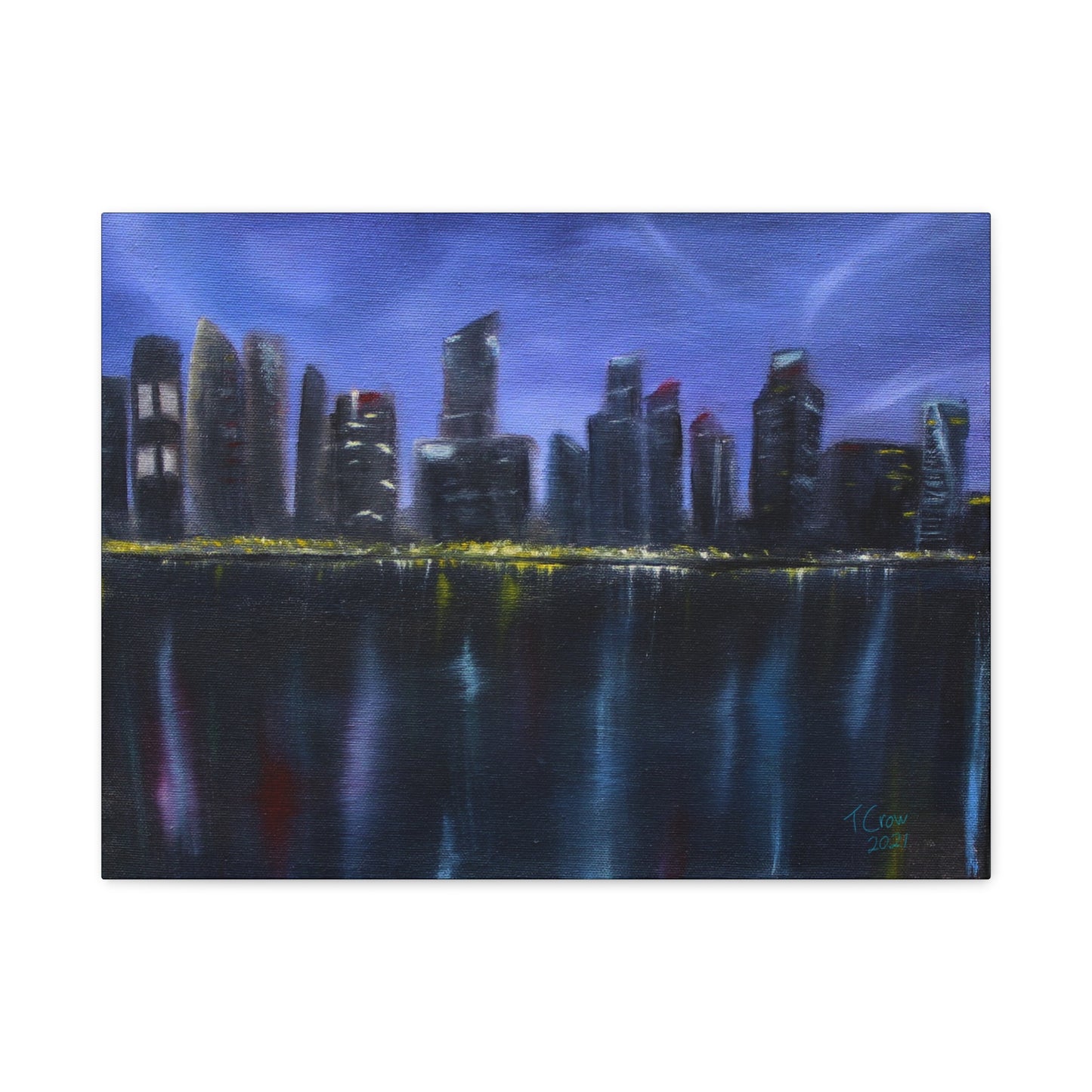 Cityscape Canvas Wall Art - Urban Skyline Decor