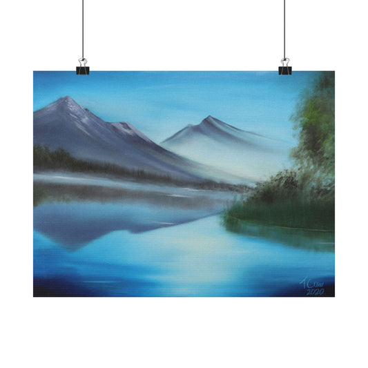 Mirror of the Mountains - Matte Poster Print