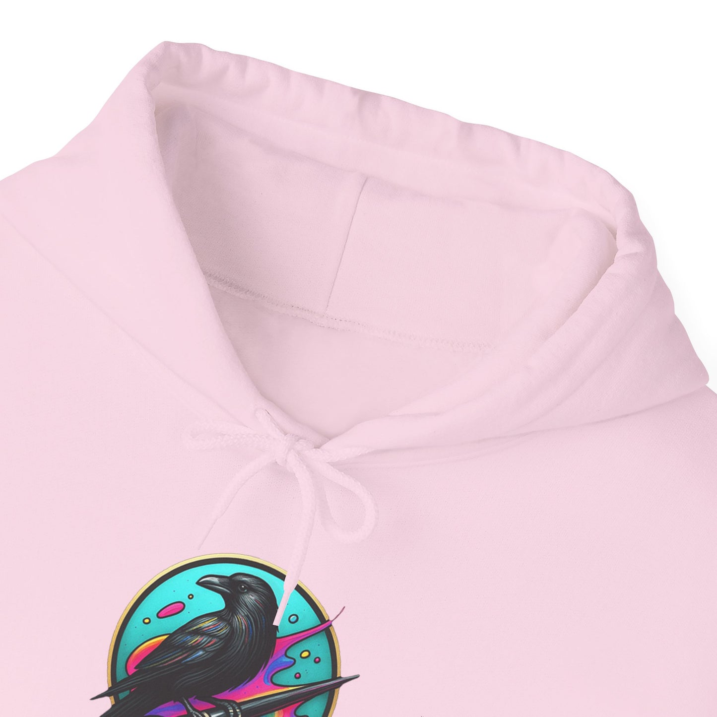 Crow's Perch Artworks Graphic Hoodie, Cozy Sweatshirt Gift, Stylish Layering Piece, Everyday Fashion Statement