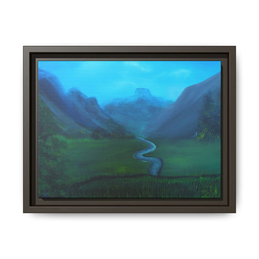 Whispers of the Valley - Framed Canvas Print