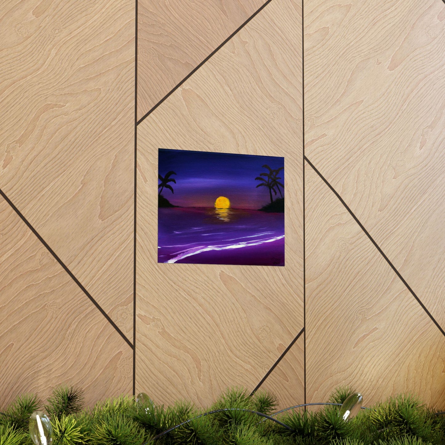 Amethyst Shore - Matte Poster Print