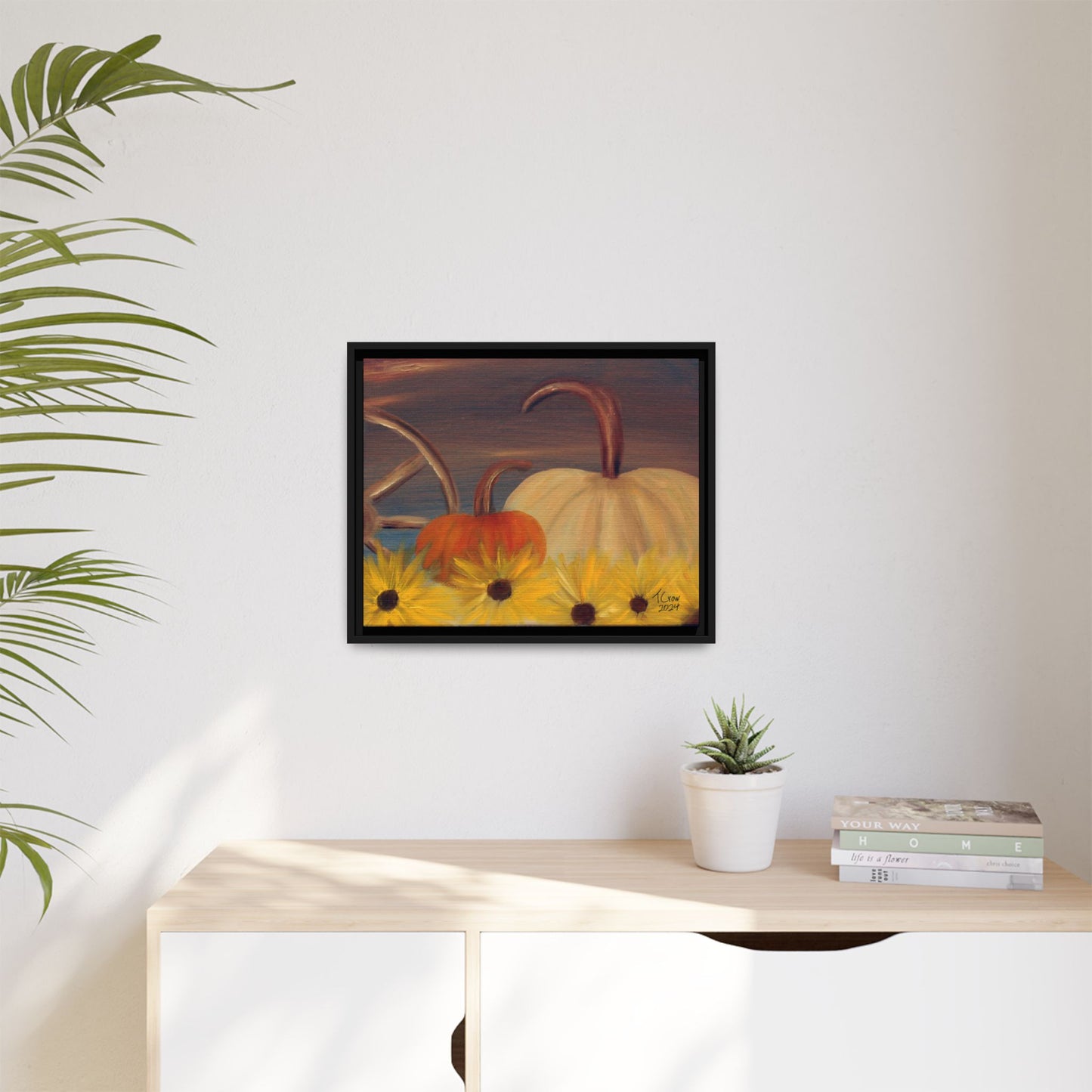 Golden Harvest - Framed Canvas Print