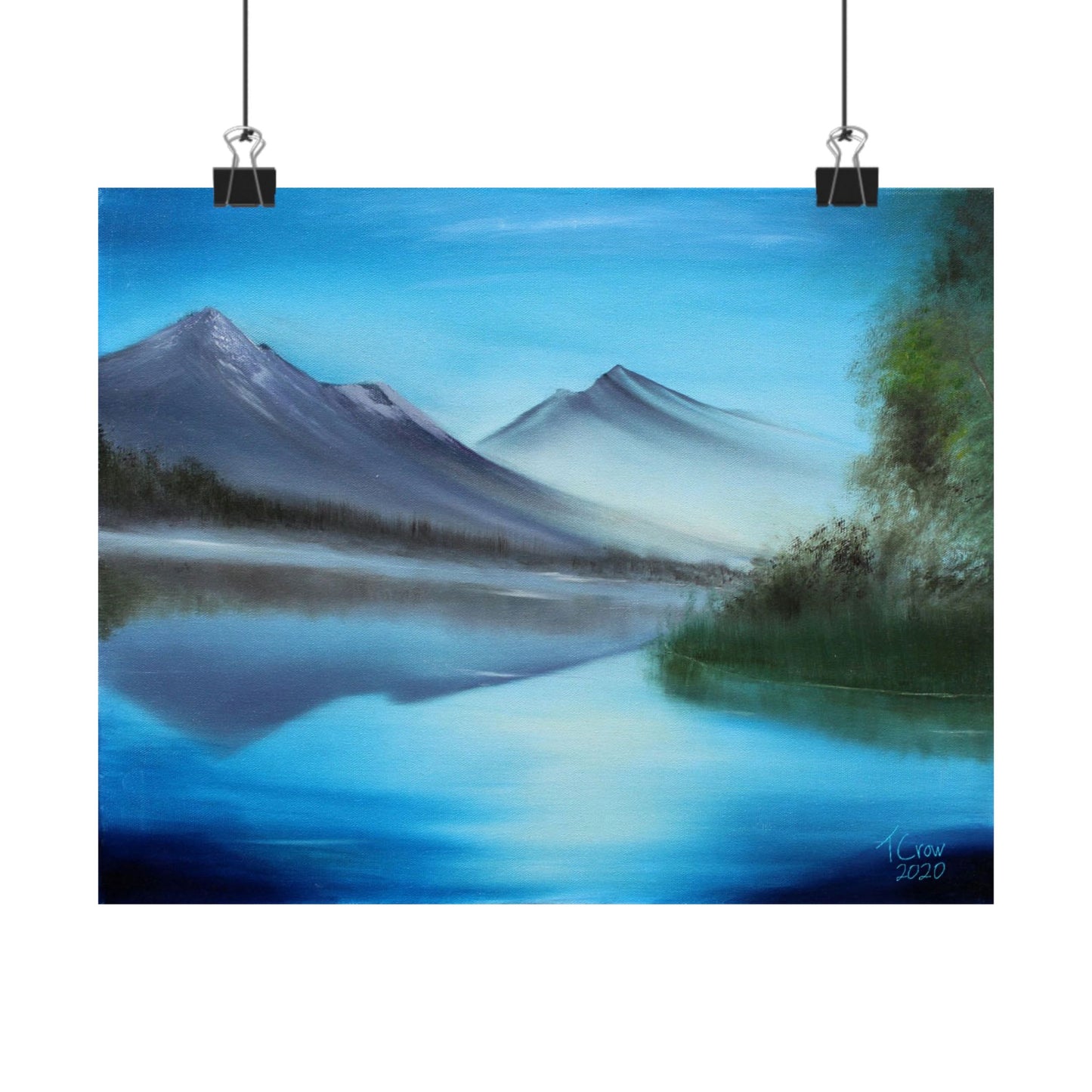 Mirror of the Mountains - Matte Poster Print