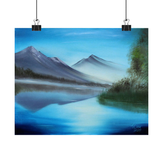 Mirror of the Mountains - Matte Poster Print