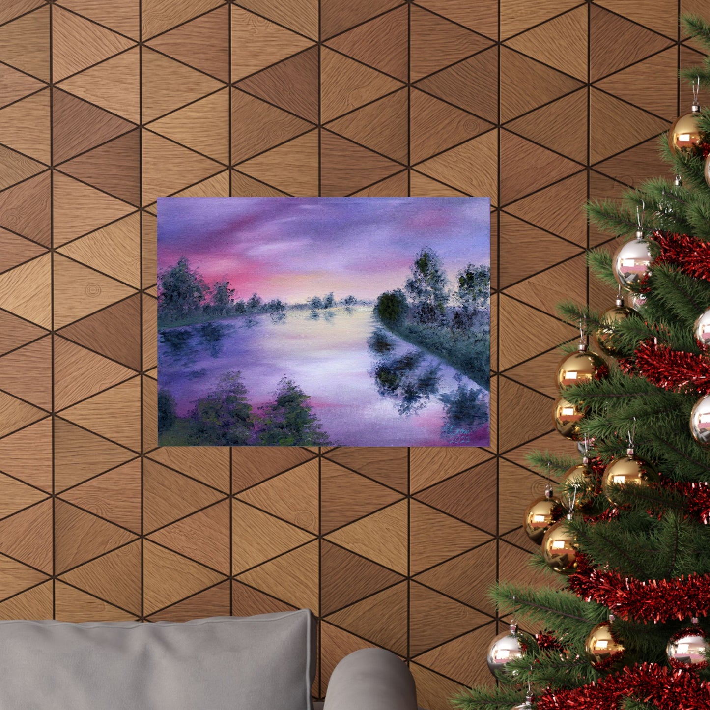 Lavender Lake - Matte Poster Print