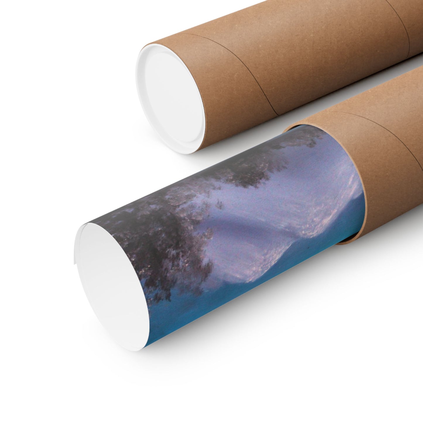 Winter's Light - Matte Poster Print Printify