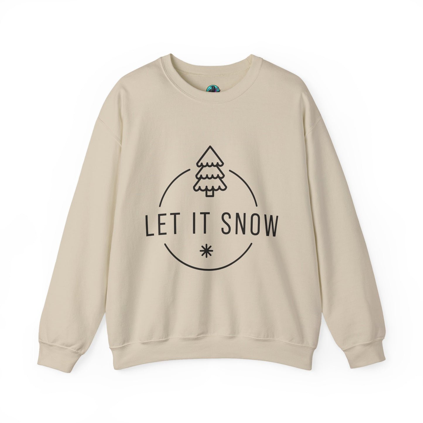 Cozy Holiday Sweatshirt - Let It Snow, Christmas Gift, Winter Apparel, Unisex Crewneck, Festive Outfit, Gift for Her