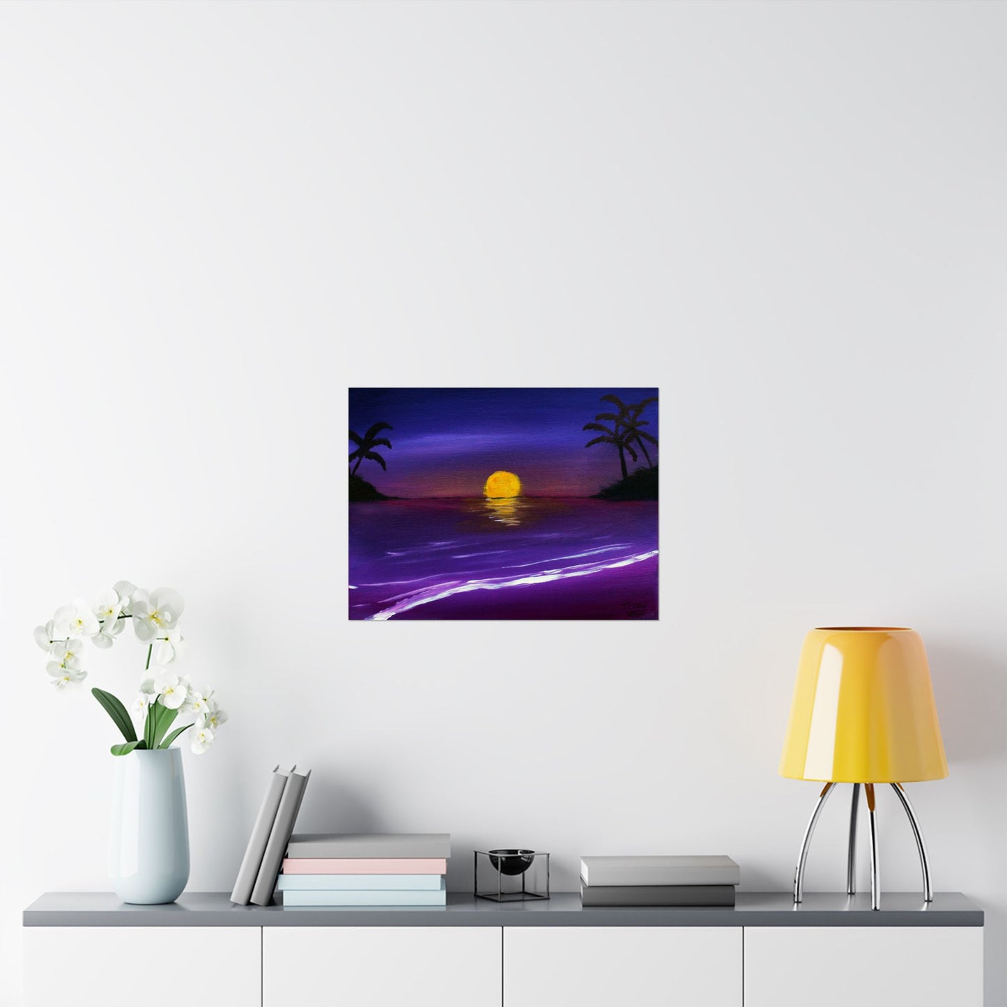 Amethyst Shore - Matte Poster Print