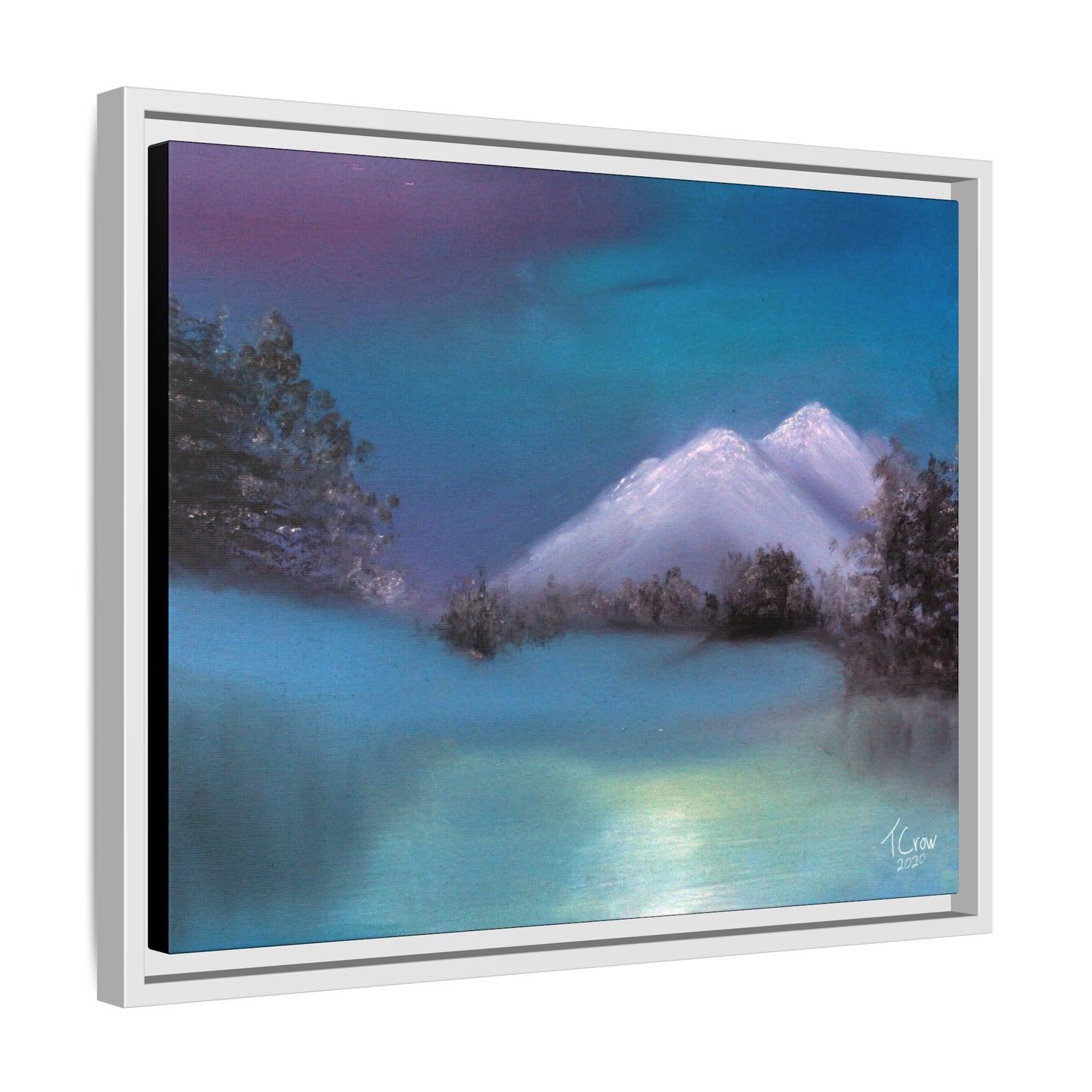 Winter's Light - Framed Canvas Print