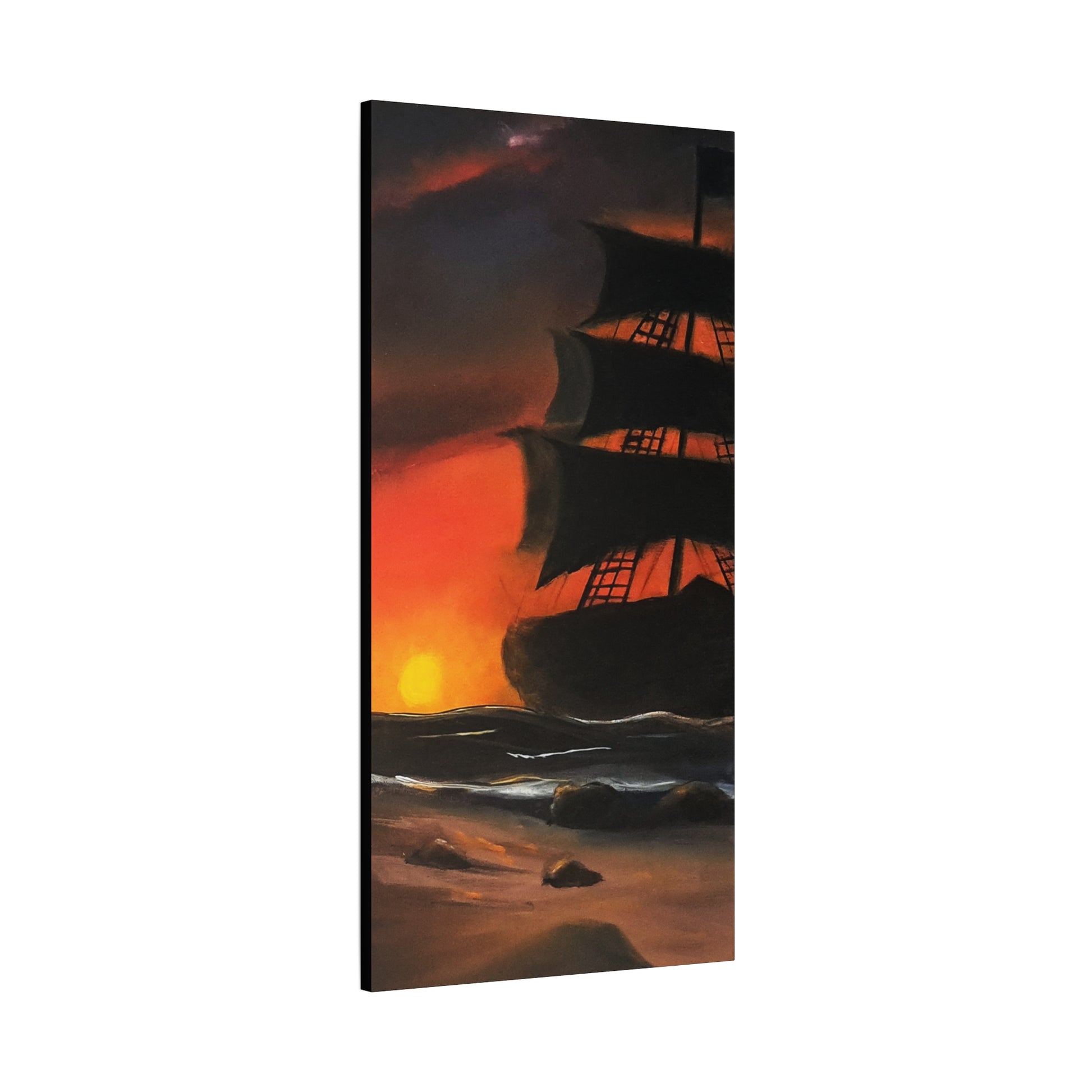 Pirate Ship Panel 2 - Canvas Print Printify
