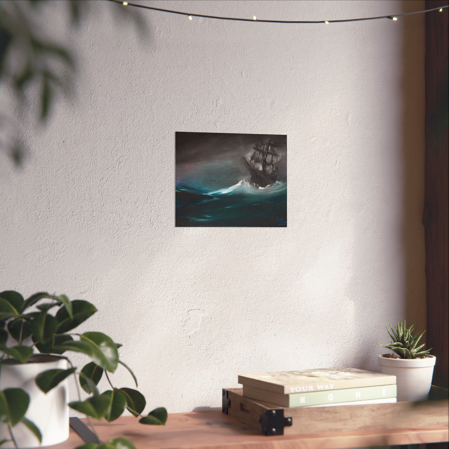 Stormy Seas - Matte Poster Print