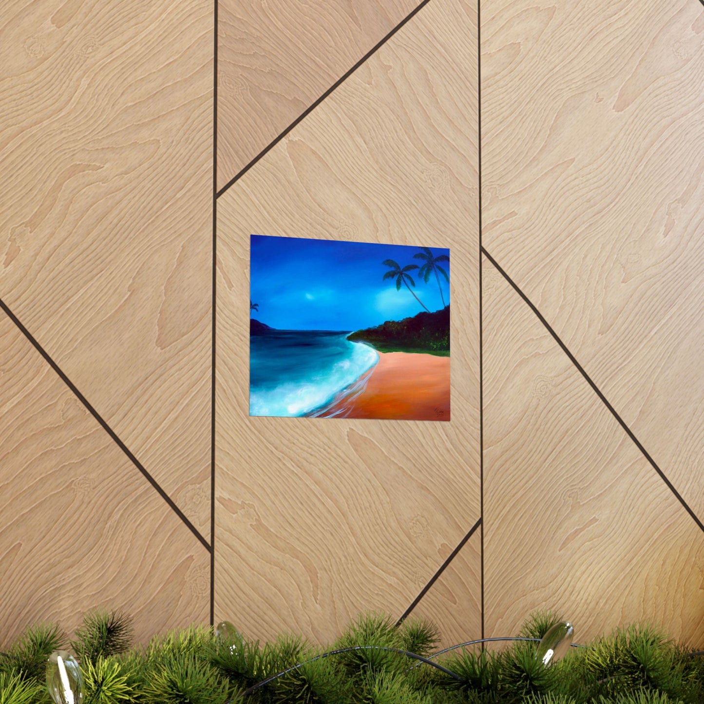 Sunlit Tide - Matte Poster Print