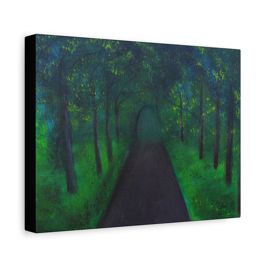Mystical Forest Canvas Art - Stretched Matte Artwork for Home Decor