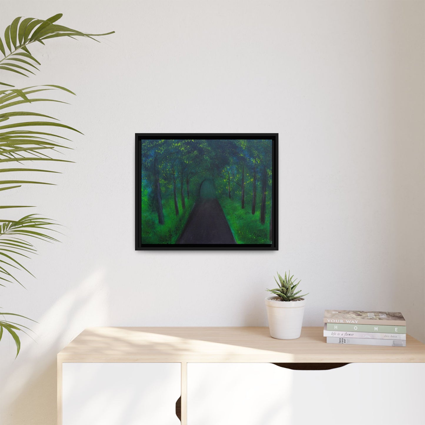 Mystical Forest - Framed Canvas Print
