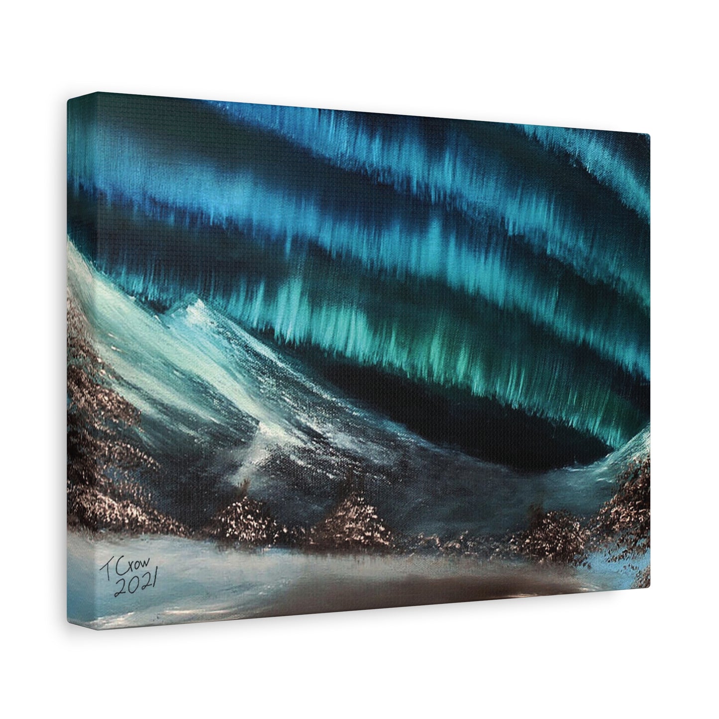 Aurora Borealis Canvas Art - Stretched Wall Decor