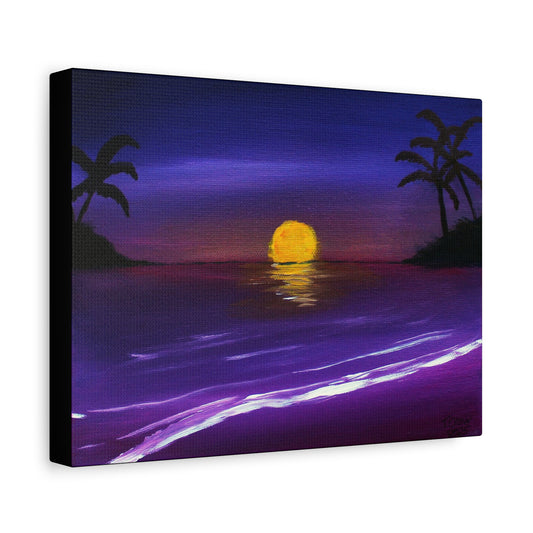 Amethyst Shore - Canvas Print
