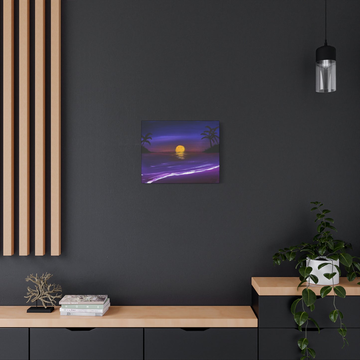 Amethyst Shore - Canvas Print