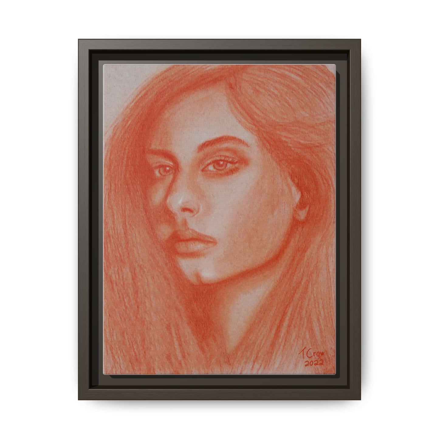 Artistic Framed Canvas - Portrait Wall Decor