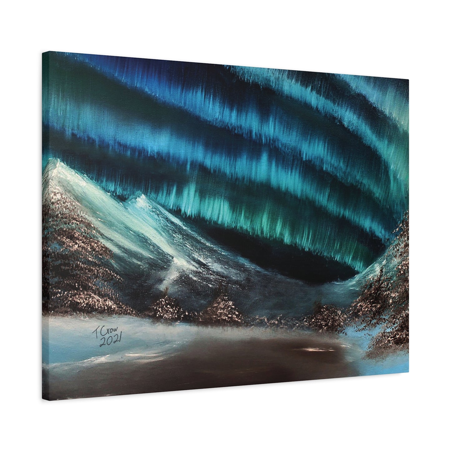 Aurora Borealis Canvas Art - Stretched Wall Decor