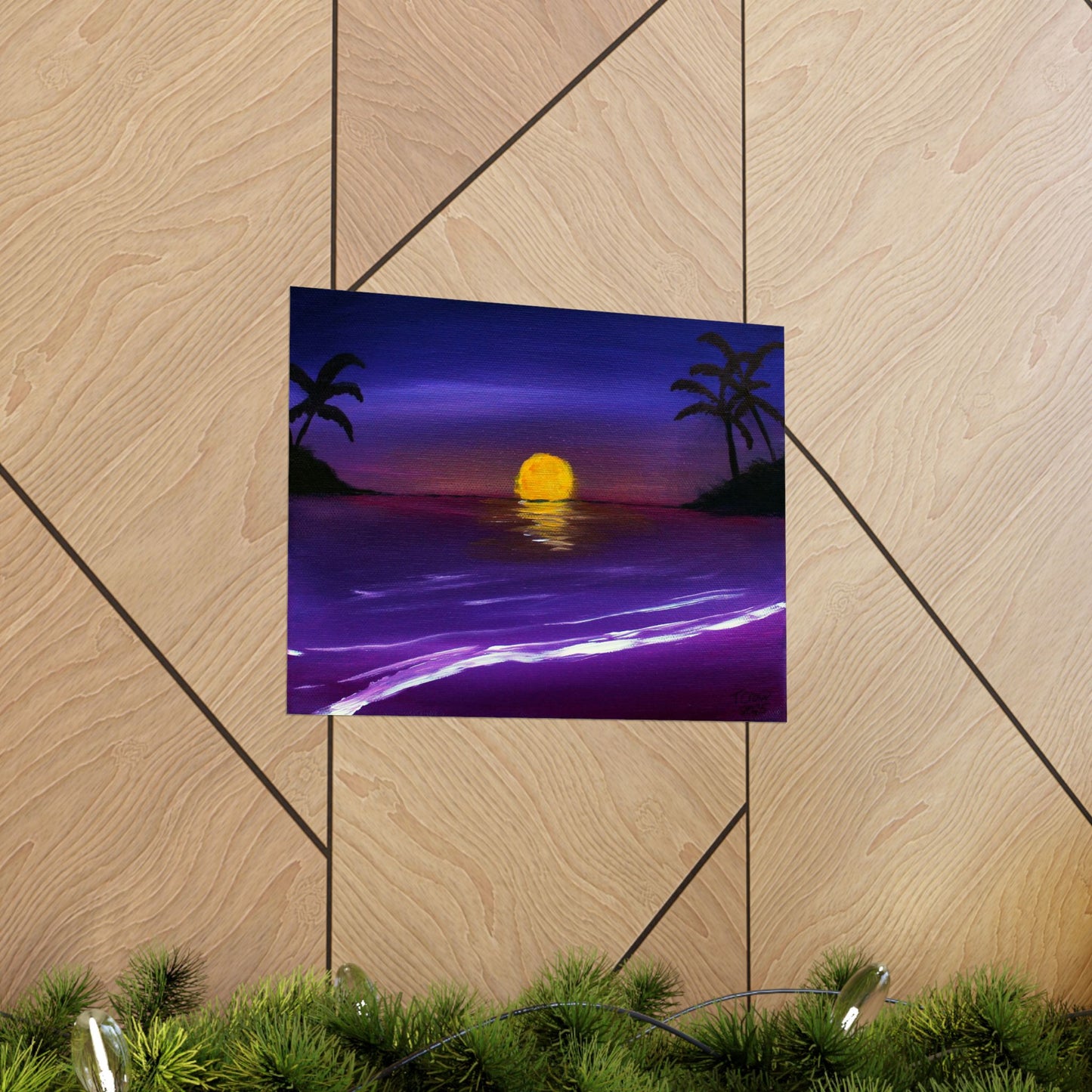 Amethyst Shore - Matte Poster Print