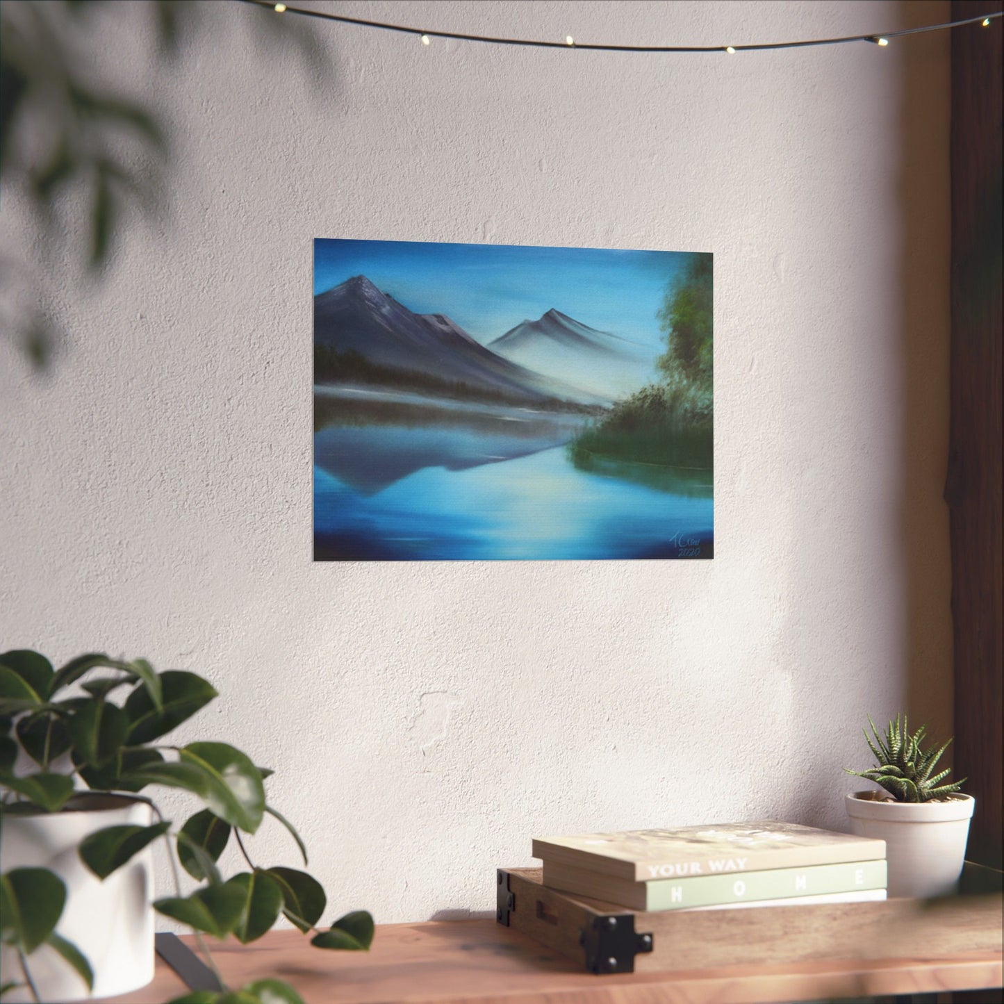 Mirror of the Mountains - Matte Poster Print