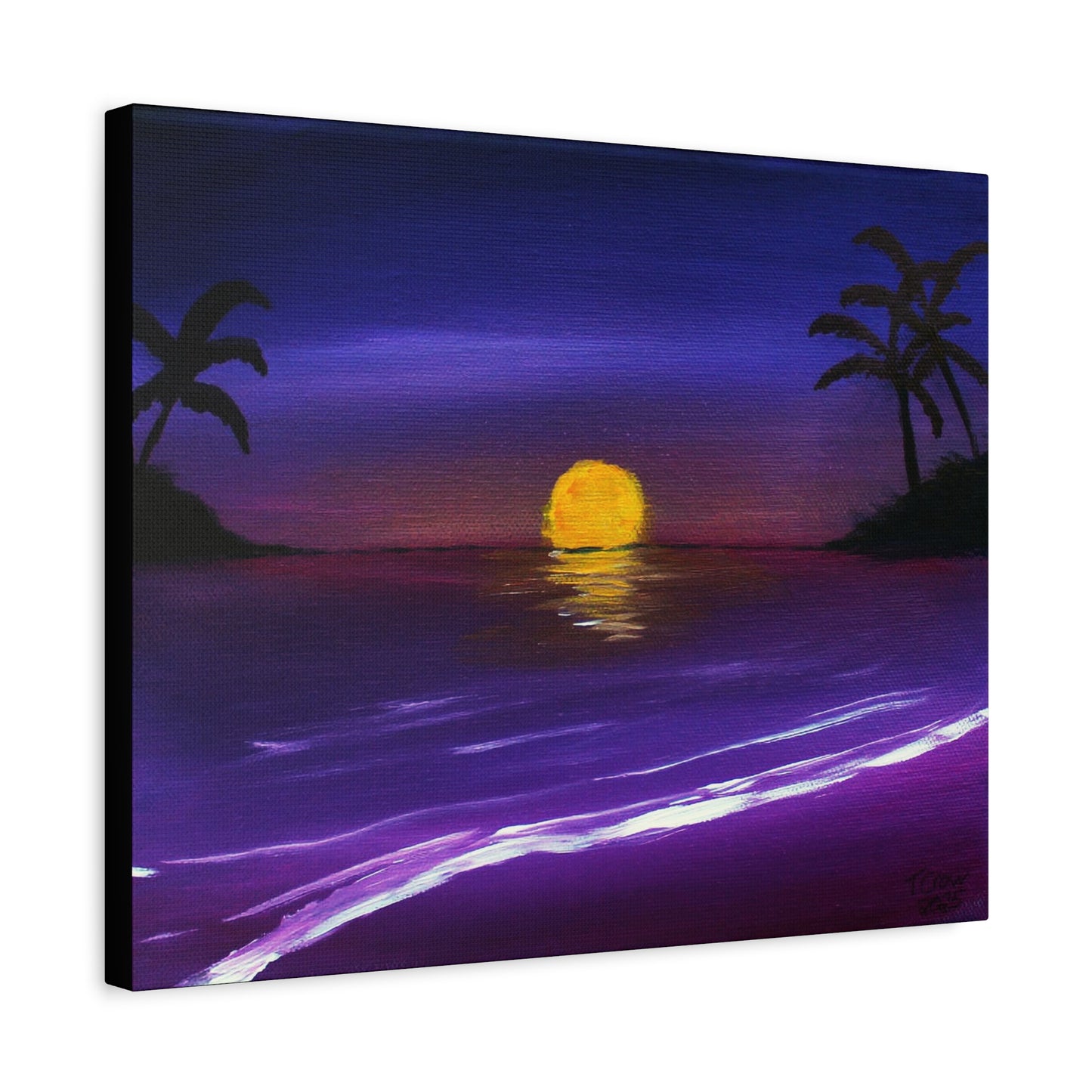 Amethyst Shore - Canvas Print