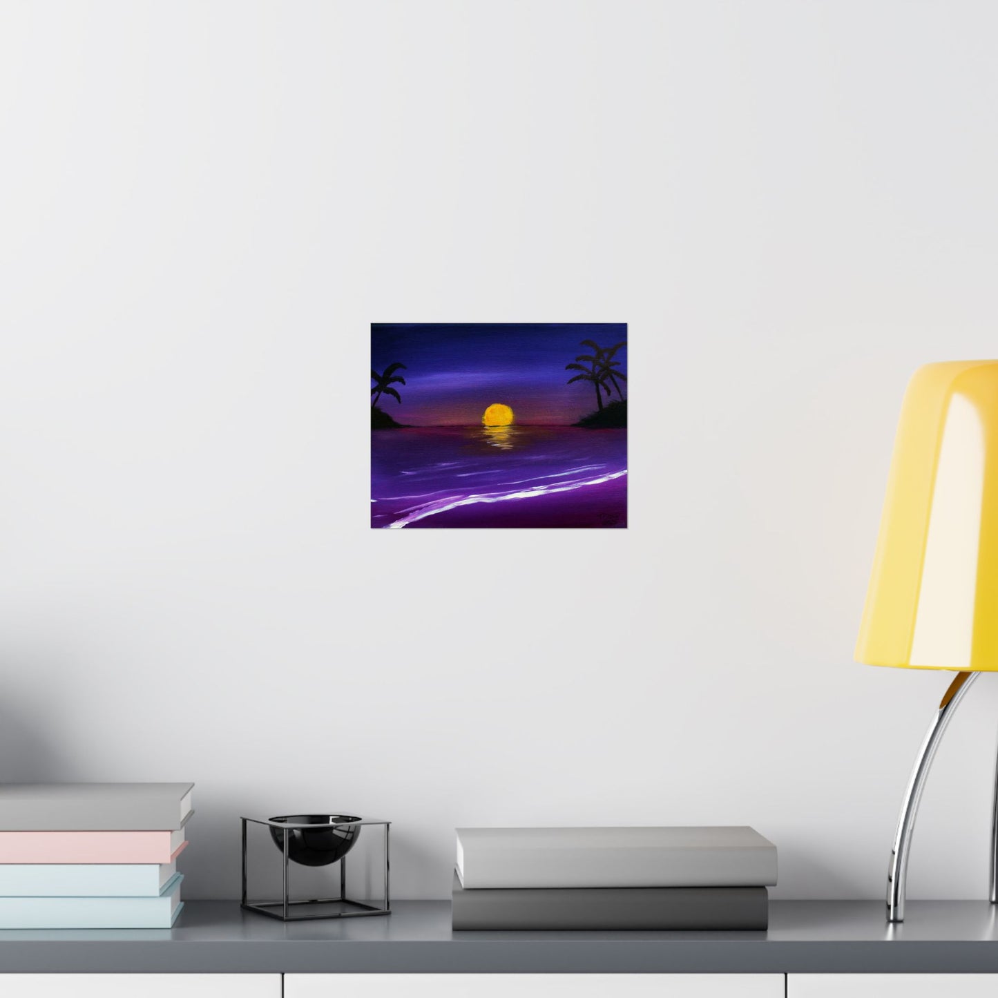 Amethyst Shore - Matte Poster Print