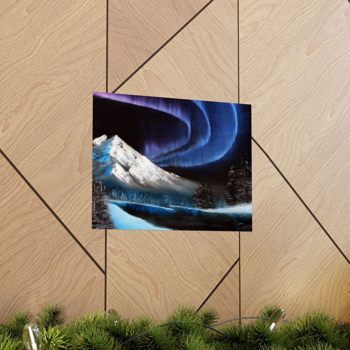 Beneath the Violet Sky - Matte Poster Print