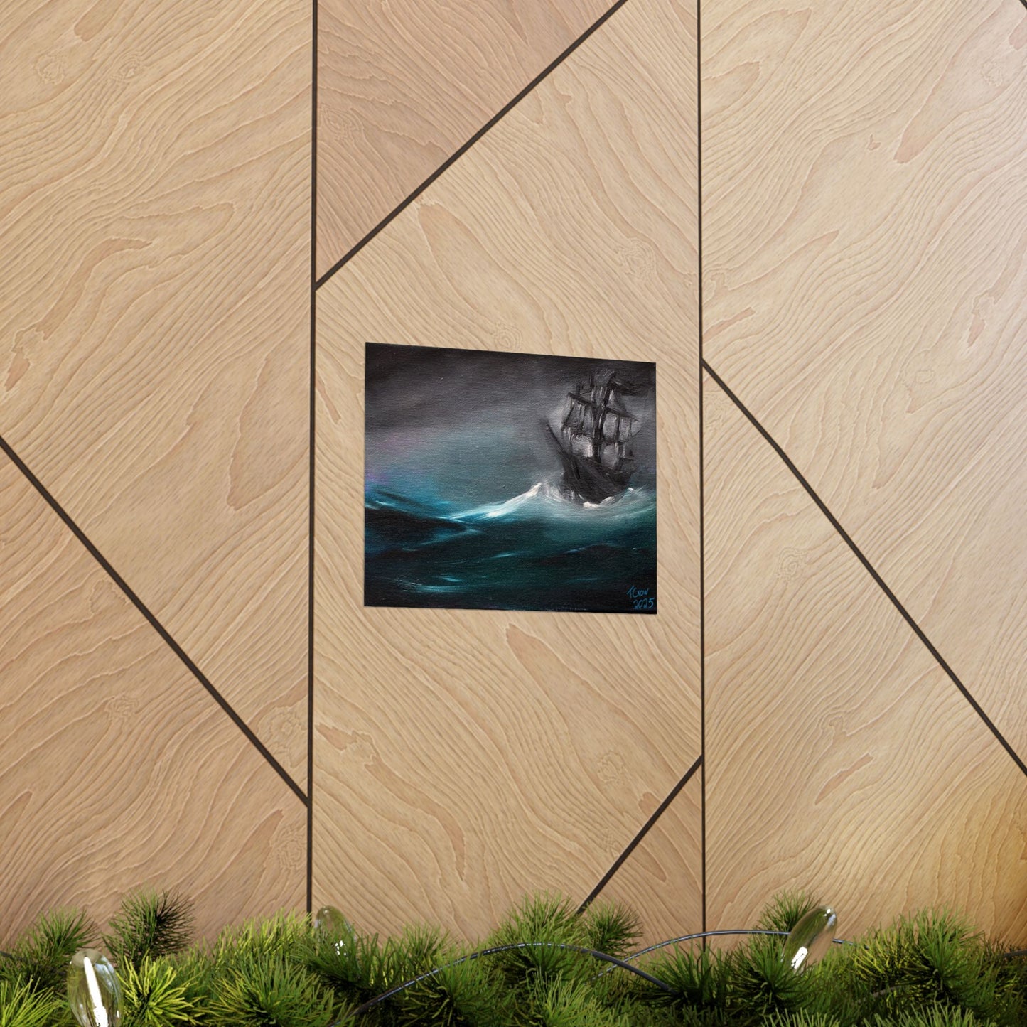 Stormy Seas - Matte Poster Print