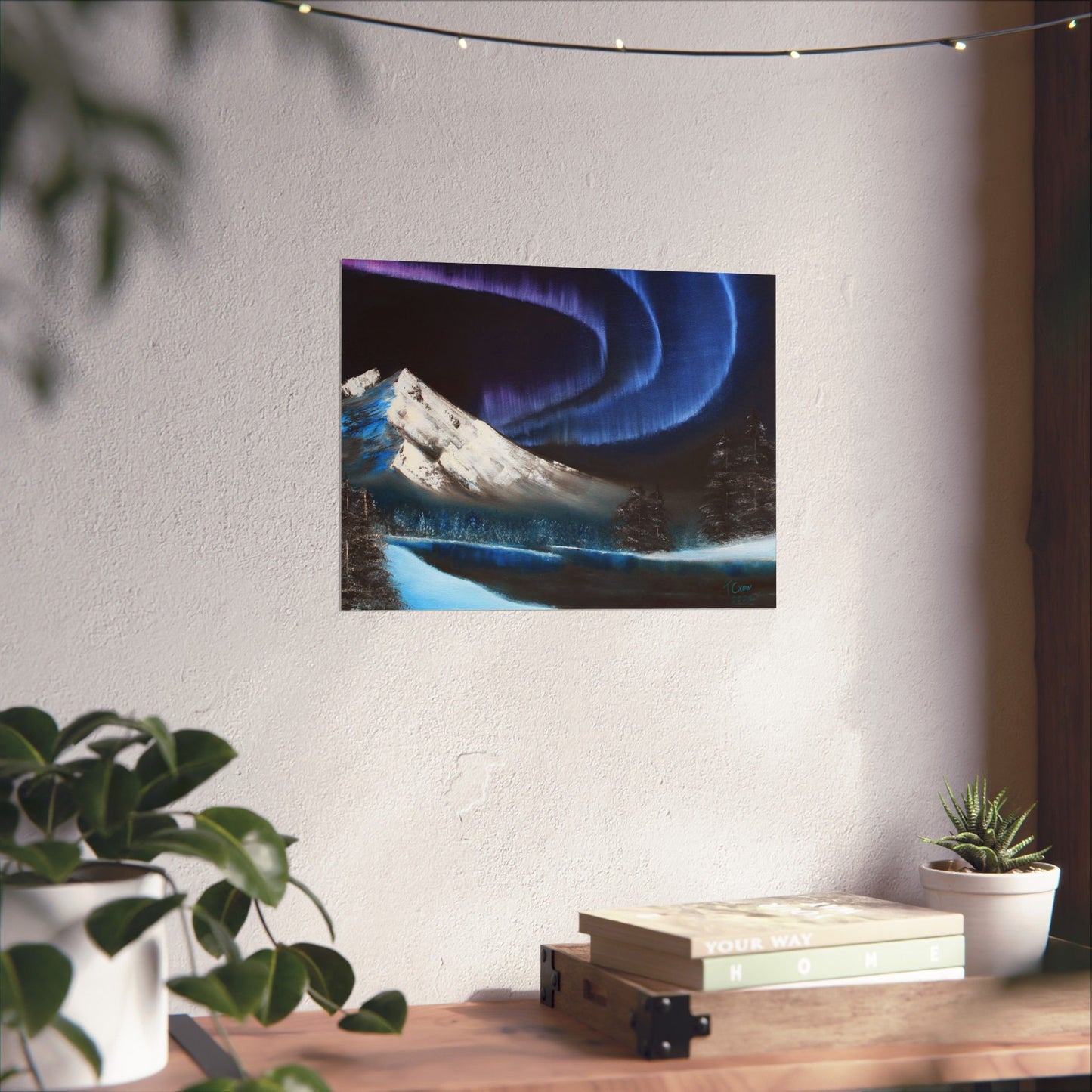 Beneath the Violet Sky - Matte Poster Print