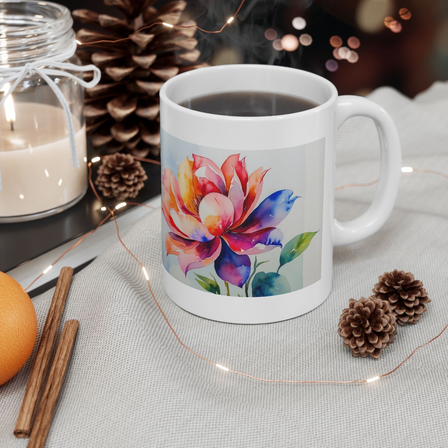 Crow's Perch Artworks Ceramic Mug - Artistic Coffee Cup, Home Decor, Cozy Beverage Holder