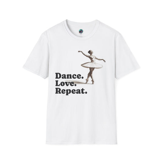 Dance. Love. Repeat. Ballerina Tee