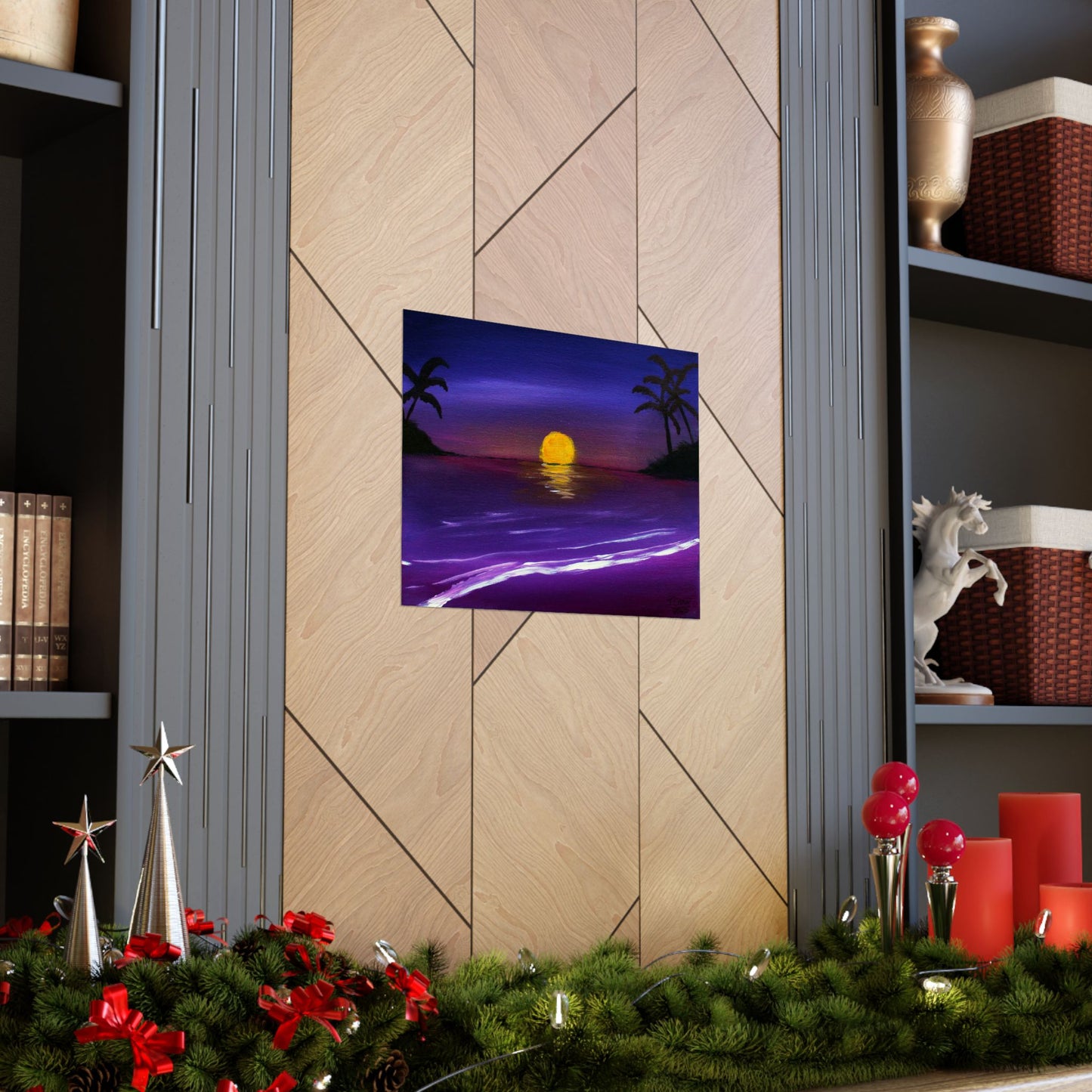 Amethyst Shore - Matte Poster Print