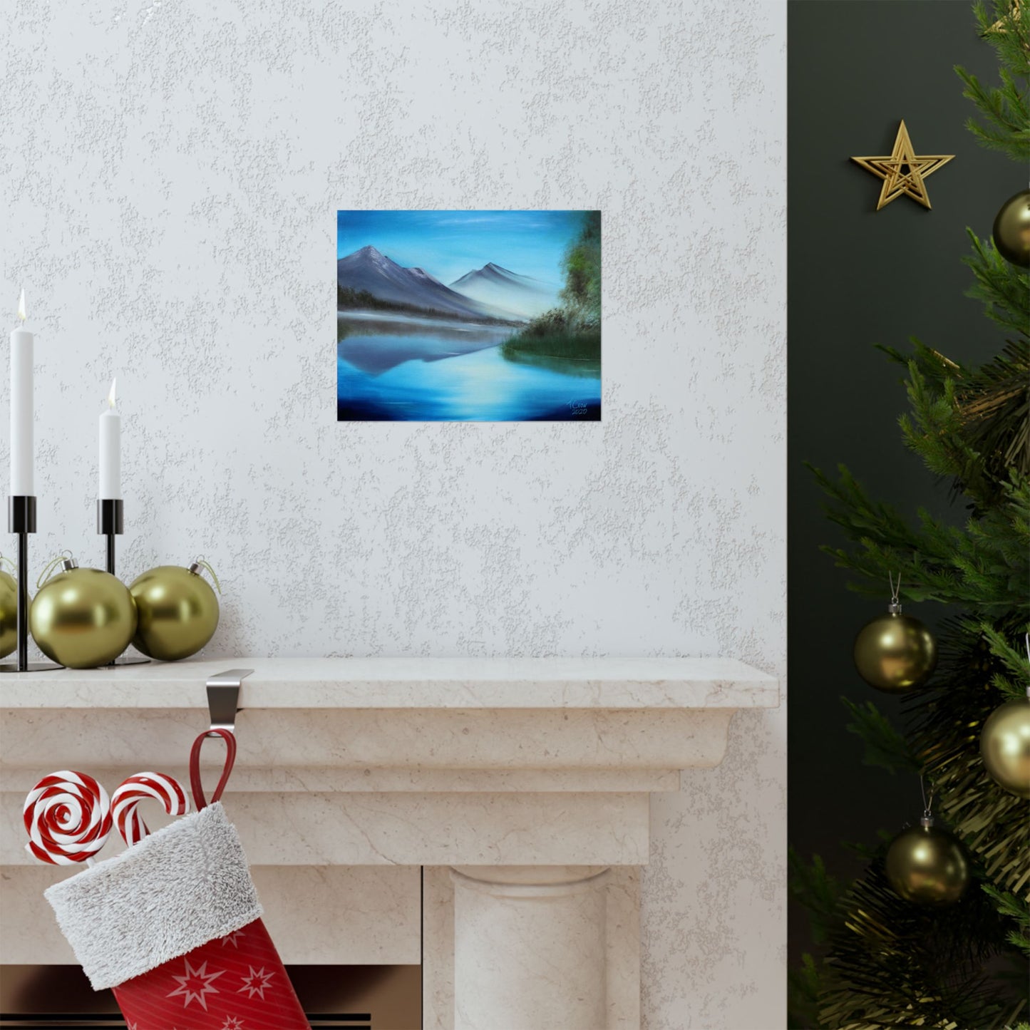 Mirror of the Mountains - Matte Poster Print