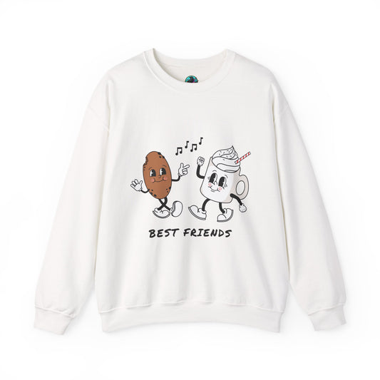 Best Friends Crewneck Sweatshirt, Cute Gift for Friends, Cozy Unisex Sweatshirt, Casual Layering Top, Friendship Apparel